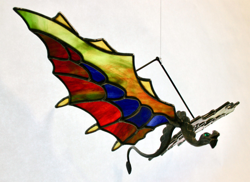 Dragons Stained Glass Dragon Dragon Wings