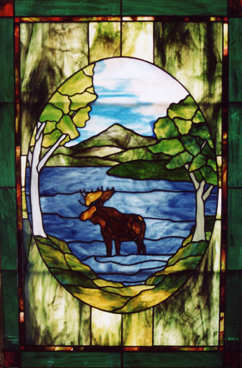Moose Mountain by Chippaway Art Glass