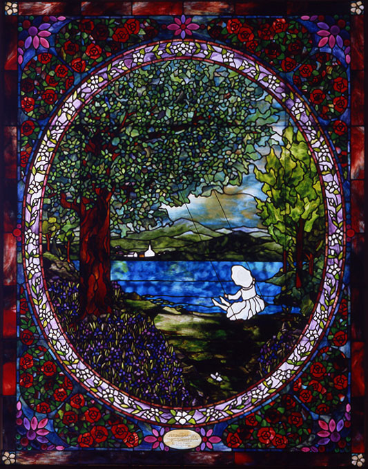 Daddy's Little Girl in Stained Glass by Chippaway Art Glass