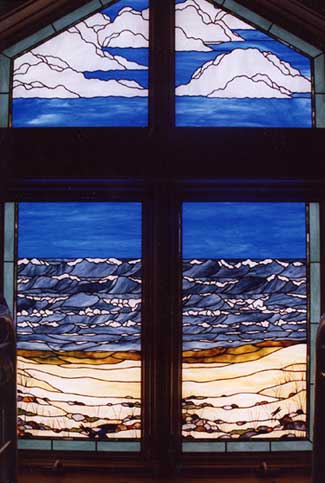 Ocean Edge in Stained Glass