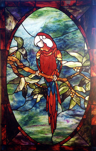 Polly Parrot by Chippaway Art Glass