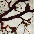 Essence of Autumn Stained Glass Window